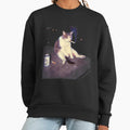 Smoking Cat Meme Funny Cigarette Kitten Brainrot - Adult & Kids T-Shirts, Sweatshirts & Hoodies apparel design preview 1