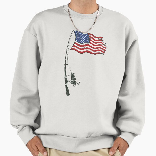 Fishing American Flag - Adult & Kids T-Shirts, Sweatshirts & Hoodies apparel design preview 1