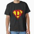 Superhero Symbol Letter D - Adult & Kids T-Shirts, Sweatshirts & Hoodies apparel design preview 1