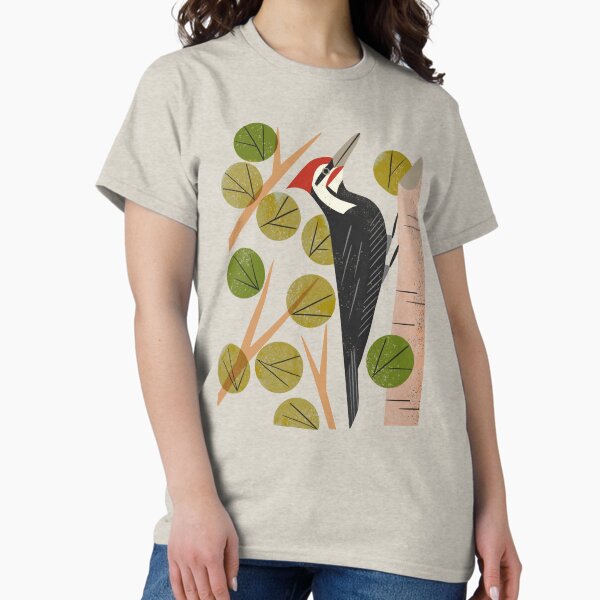 Woodpecker in Aspen - Adult & Kids T-Shirts, Sweatshirts & Hoodies apparel design preview 1