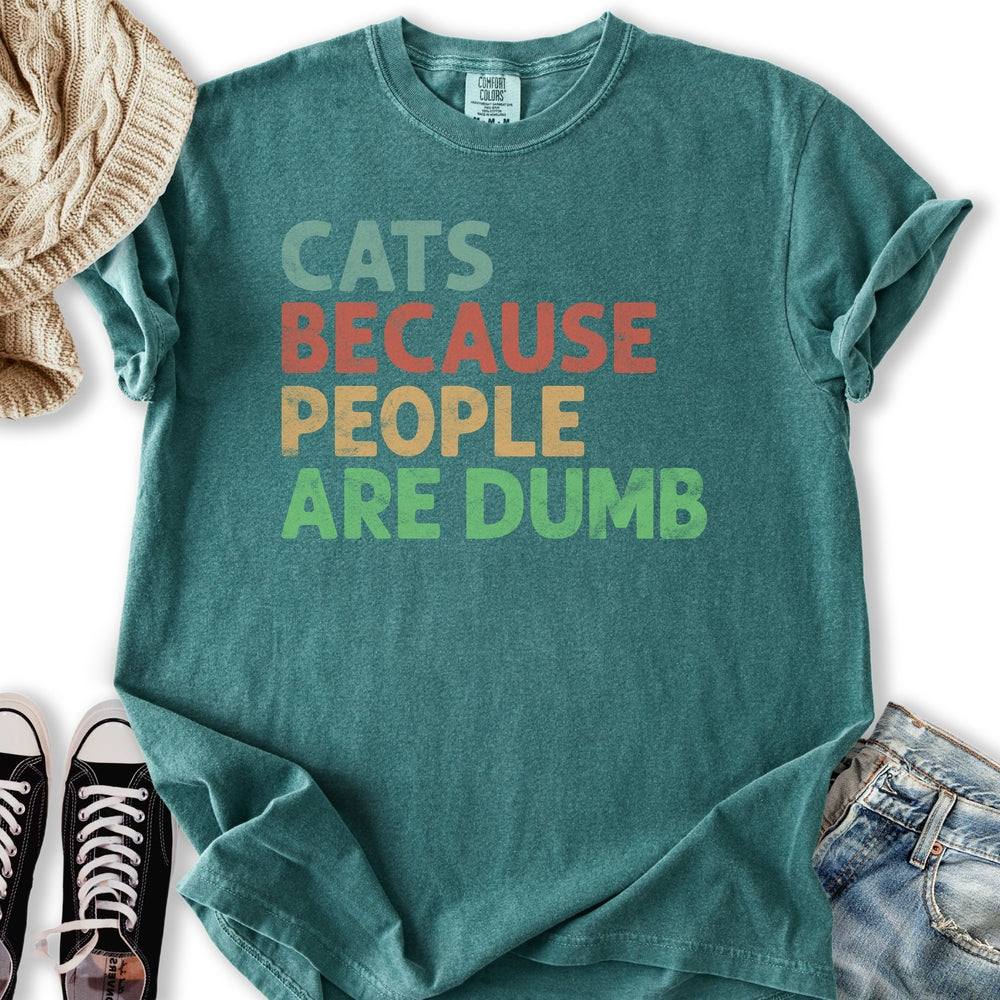 Cats Because People - Adult & Kids T-Shirts, Sweatshirts & Hoodies apparel design preview 2