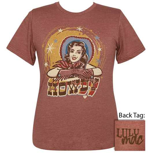 Girlie Girl Lulu Mac Howdy Canvas - Adult & Kids T-Shirts, Sweatshirts & Hoodies apparel design preview 1