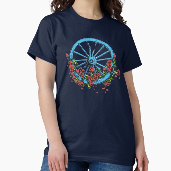 Wheel Roses Goes Round - Adult & Kids T-Shirts, Sweatshirts & Hoodies apparel design preview 1