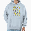 Cockatiel doodle pattern - Adult & Kids T-Shirts, Sweatshirts & Hoodies apparel design preview 1