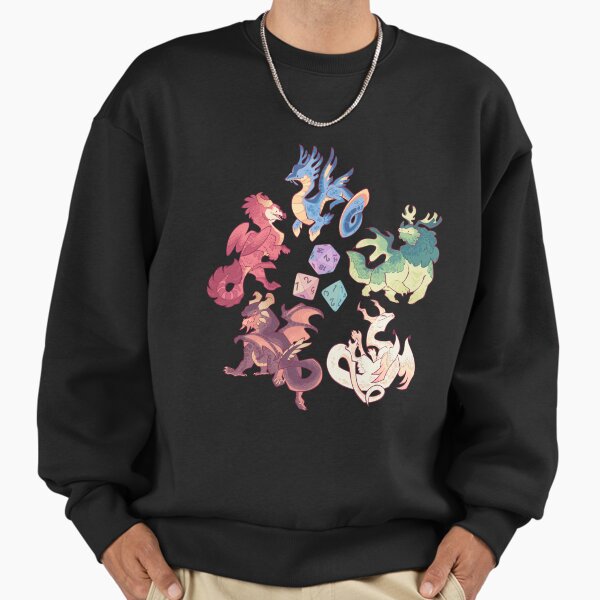 Chromatic dragons in teal - Adult & Kids T-Shirts, Sweatshirts & Hoodies apparel design preview 1