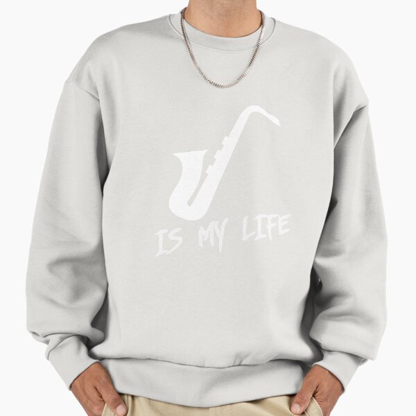 Saxophone is my life - Adult & Kids T-Shirts, Sweatshirts & Hoodies apparel design preview 1