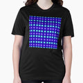 Turquoise Rounded Squares and Purple Octagons on Dark - Adult & Kids T-Shirts, Sweatshirts & Hoodies apparel design preview 1