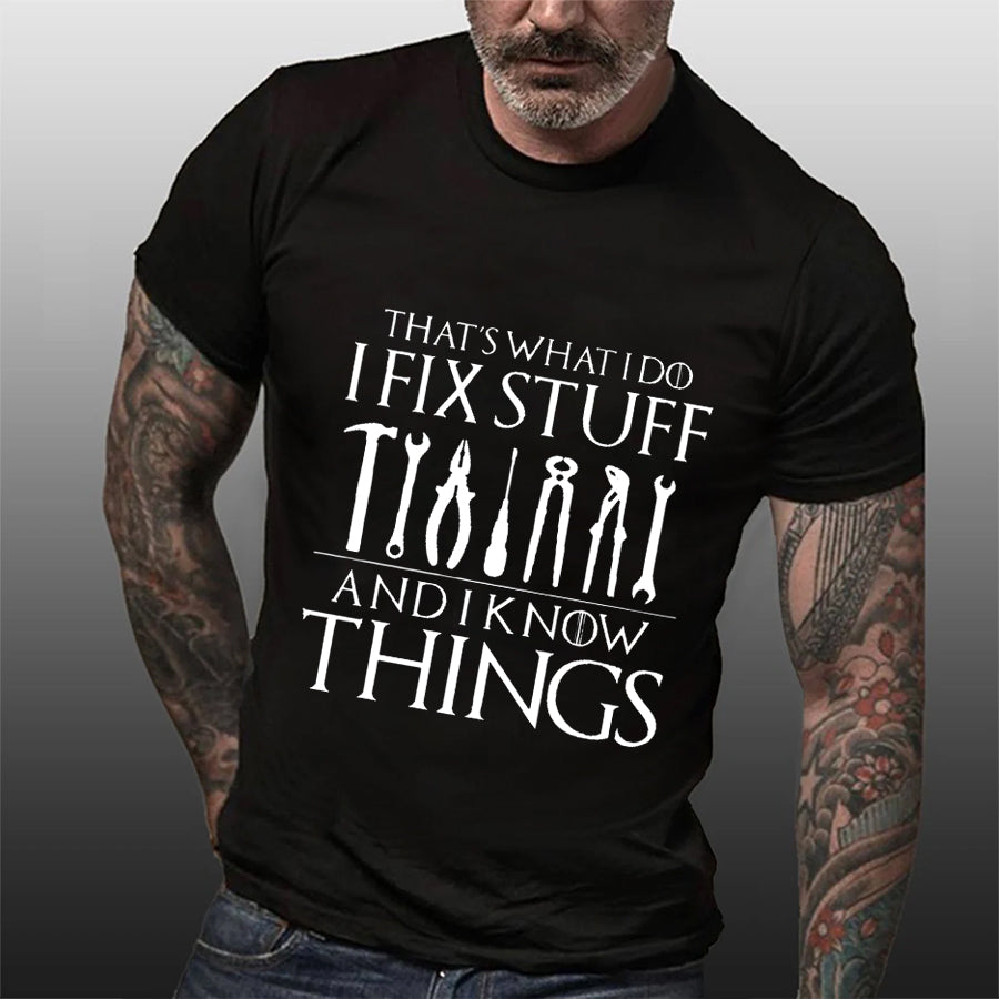 That's What I Do Print Men Slogan - Adult & Kids T-Shirts, Sweatshirts & Hoodies apparel design preview 6