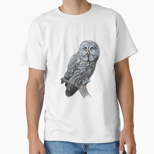Great grey owl - Adult & Kids T-Shirts, Sweatshirts & Hoodies apparel design preview 1