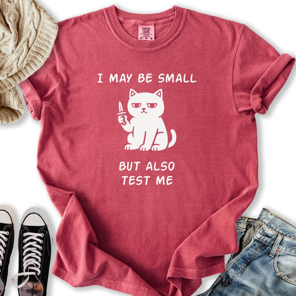 Small But Test Me - Adult & Kids T-Shirts, Sweatshirts & Hoodies apparel design preview 1