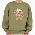 Gingerbread Barbarian Cute RPG Holiday Cookie - Adult & Kids T-Shirts, Sweatshirts & Hoodies apparel design preview 1
