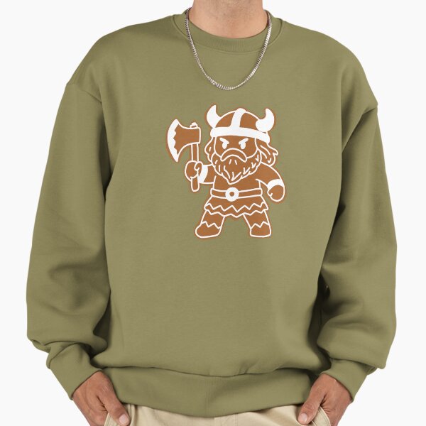 Gingerbread Barbarian Cute RPG Holiday Cookie - Adult & Kids T-Shirts, Sweatshirts & Hoodies apparel design preview 1