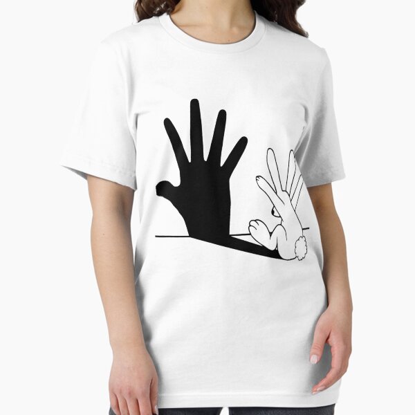 Rabbit Hand Shadow - Adult & Kids T-Shirts, Sweatshirts & Hoodies apparel design preview 1