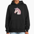 Watercolor Pink Unicorns - Adult & Kids T-Shirts, Sweatshirts & Hoodies apparel design preview 1