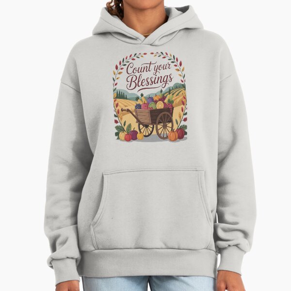 Celebrate Harvest Count Your Blessings Autumn Vibes - Adult & Kids T-Shirts, Sweatshirts & Hoodies apparel design preview 1