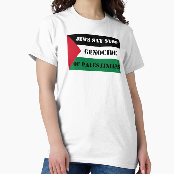 Jews Say Stop Genocide of Palestinians Free Palestine - Adult & Kids T-Shirts, Sweatshirts & Hoodies apparel design preview 1