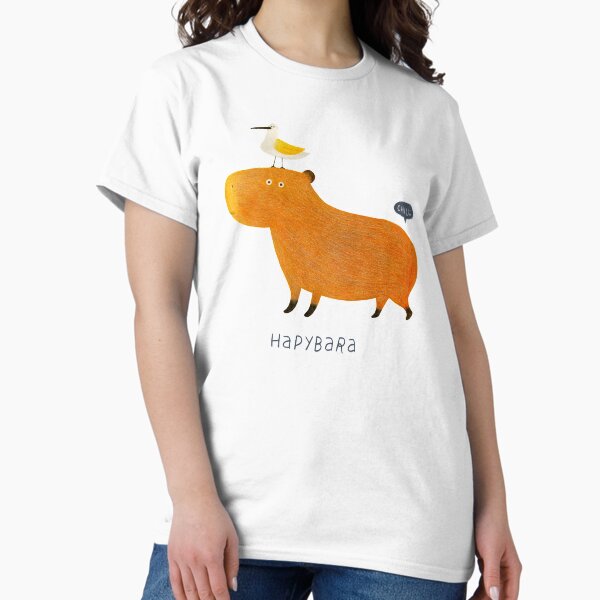 Hapybara Capybara - Adult & Kids T-Shirts, Sweatshirts & Hoodies apparel design preview 1
