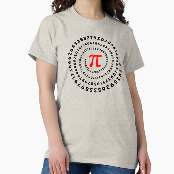 Pi, π, spiral, Science, Mathematics, Math, Irrational - Adult & Kids T-Shirts, Sweatshirts & Hoodies apparel design preview 1