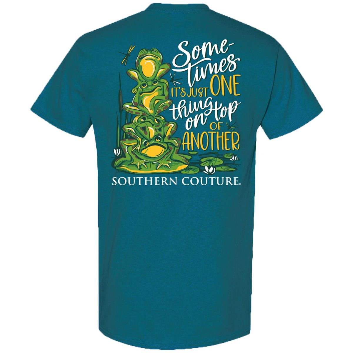Southern Couture Classic Top of Another Frog - Adult & Kids T-Shirts, Sweatshirts & Hoodies apparel design preview 1