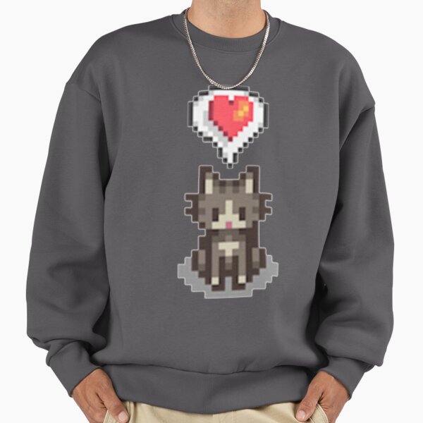 Stardew Valley Happy Grey Cat - Adult & Kids T-Shirts, Sweatshirts & Hoodies apparel design preview 1