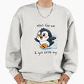 Cute penguin running ,,Wait for me I got little legs - Adult & Kids T-Shirts, Sweatshirts & Hoodies apparel design preview 1