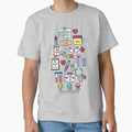 Proud To Be a Nurse Surface Pattern Design Blue - Adult & Kids T-Shirts, Sweatshirts & Hoodies apparel design preview 1