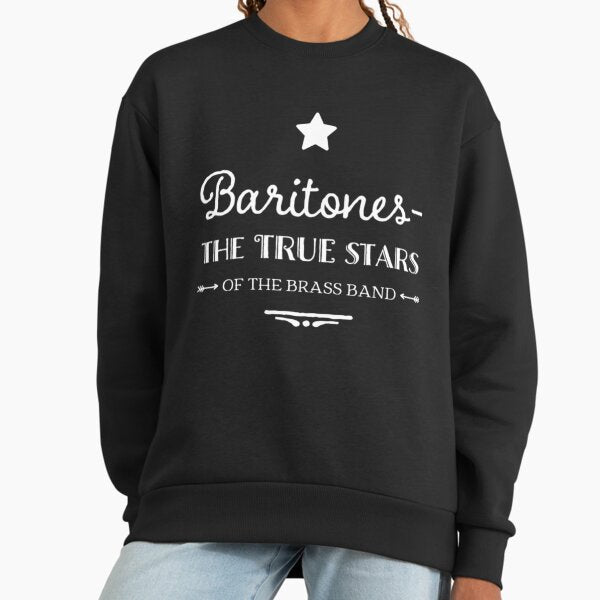 Baritones- the TRUE stars of Brass Band - Adult & Kids T-Shirts, Sweatshirts & Hoodies apparel design preview 1