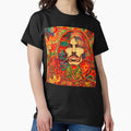 George Harrison OM psychedelic colourful pop art - Adult & Kids T-Shirts, Sweatshirts & Hoodies apparel design preview 1