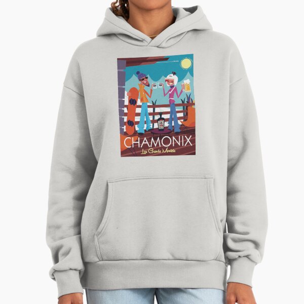Chamonix Les Grands Montets poster - Adult & Kids T-Shirts, Sweatshirts & Hoodies apparel design preview 1