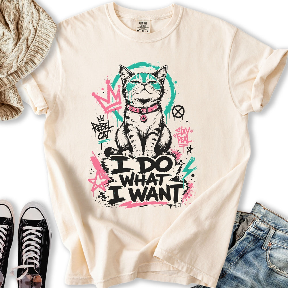 Streetart Cat - Adult & Kids T-Shirts, Sweatshirts & Hoodies apparel design preview 1