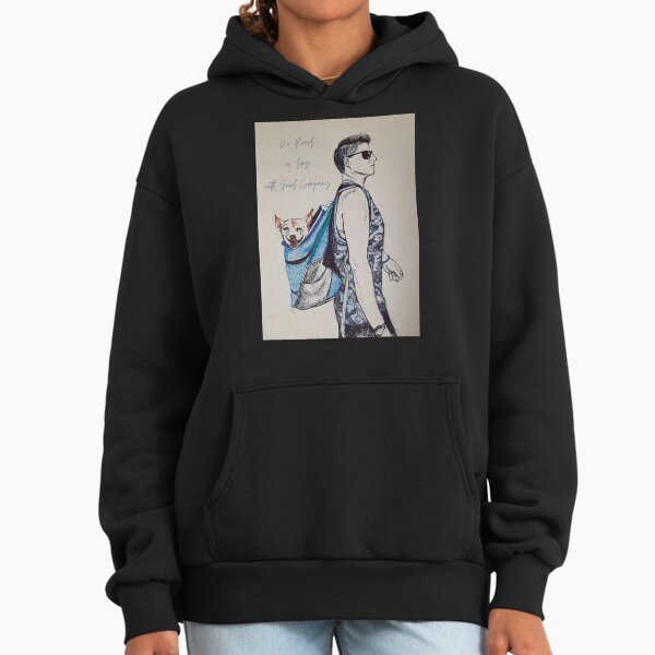 Hiking with Chihuahua in Backpack - Adult & Kids T-Shirts, Sweatshirts & Hoodies apparel design preview 1