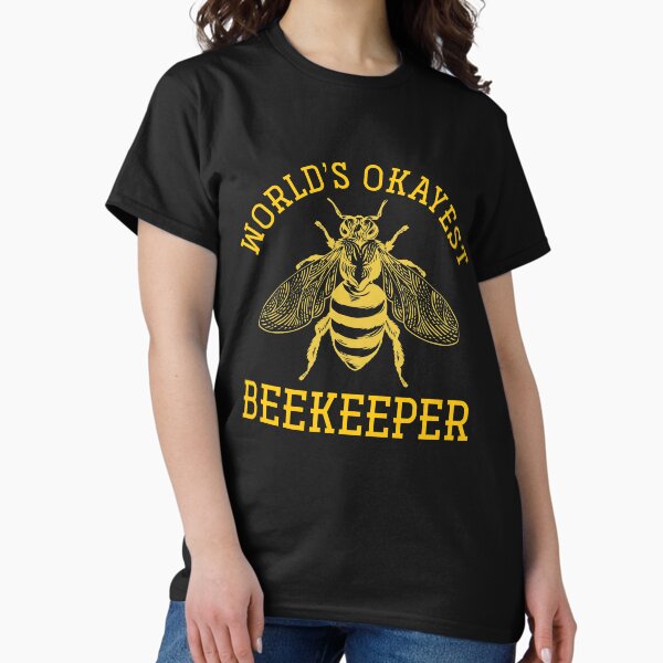 World's Okayest Beekeeper - Adult & Kids T-Shirts, Sweatshirts & Hoodies apparel design preview 1