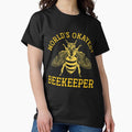 World's Okayest Beekeeper - Adult & Kids T-Shirts, Sweatshirts & Hoodies apparel design preview 1