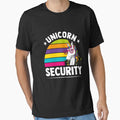 Unicorn Security Funny Lover Mythical Creature Love - Adult & Kids T-Shirts, Sweatshirts & Hoodies apparel design preview 1