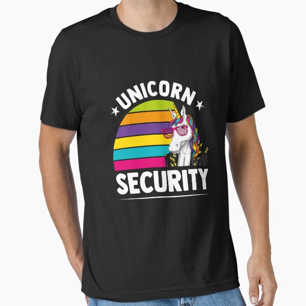 Unicorn Security Funny Lover Mythical Creature Love - Adult & Kids T-Shirts, Sweatshirts & Hoodies apparel design preview 1