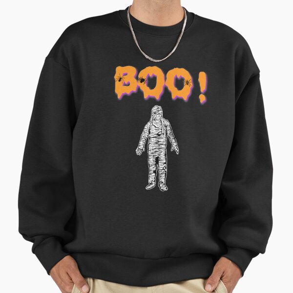 Boo! Mummy Halloween Holiday - Adult & Kids T-Shirts, Sweatshirts & Hoodies apparel design preview 1