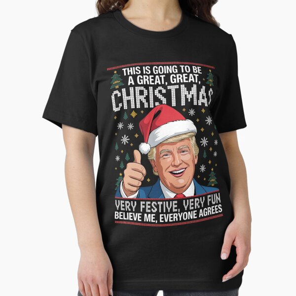 Funny Trump Ugly Christmas Sweater copy - Adult & Kids T-Shirts, Sweatshirts & Hoodies apparel design preview 1