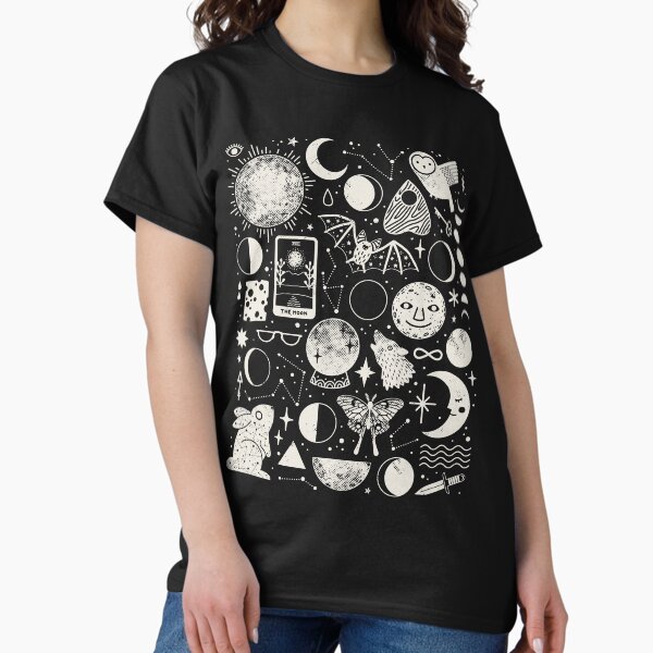 Lunar Pattern: Eclipse - Adult & Kids T-Shirts, Sweatshirts & Hoodies apparel design preview 1
