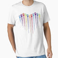Colorful Dog Paw Heart - Adult & Kids T-Shirts, Sweatshirts & Hoodies apparel design preview 1