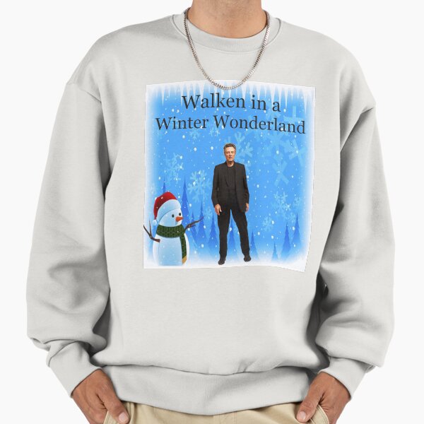Walken in a Winter Wonderland Funny Christmas Cards - Adult & Kids T-Shirts, Sweatshirts & Hoodies apparel design preview 1