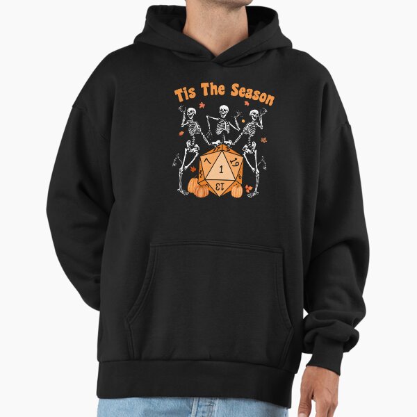 FUNNY HALLOWEEN NECROMANCER DND DICE: Pumpkin D20 and - Adult & Kids T-Shirts, Sweatshirts & Hoodies apparel design preview 1