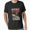 Retired Skier Retiring Ski Lovers Retirement Party - Adult & Kids T-Shirts, Sweatshirts & Hoodies apparel design preview 1
