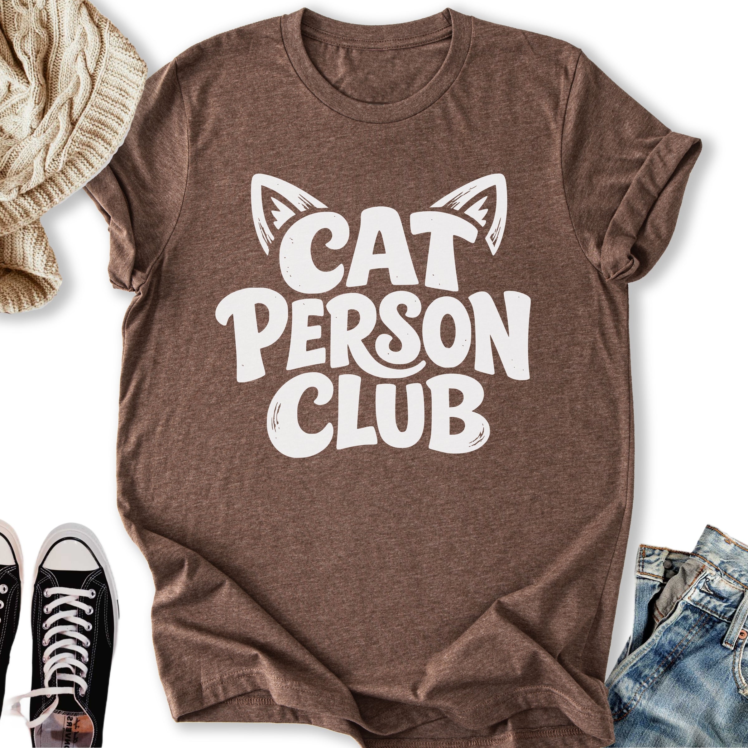 Cat Person Club - Adult & Kids T-Shirts, Sweatshirts & Hoodies apparel design preview 1