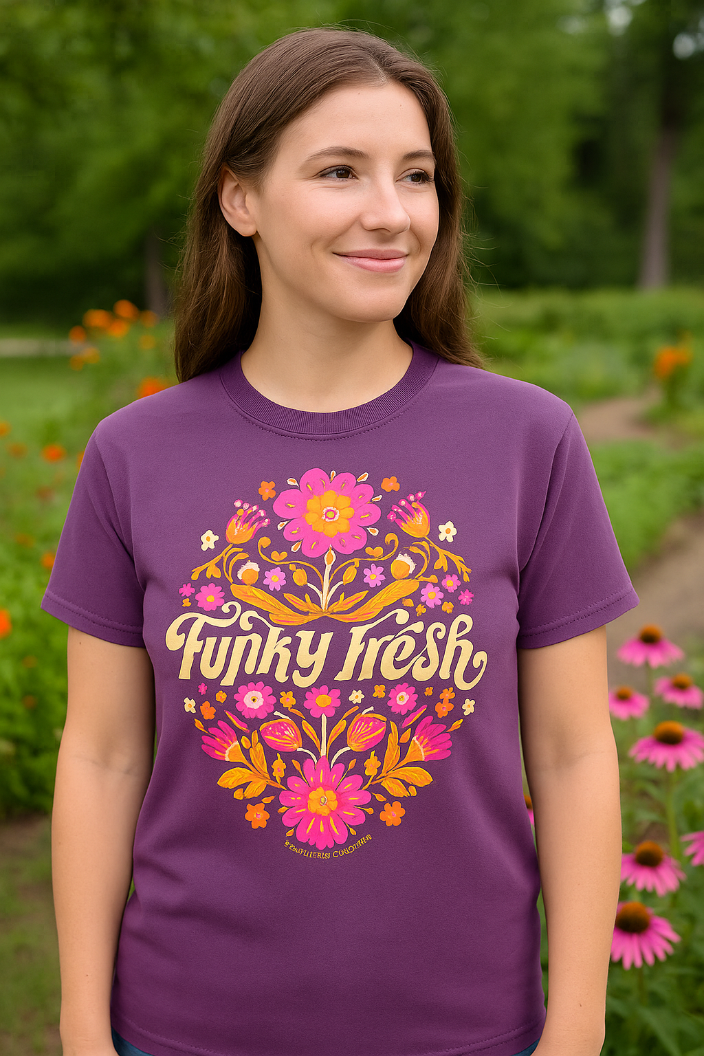 Southern Couture Funky Fresh Comfort Colors - Adult & Kids T-Shirts, Sweatshirts & Hoodies apparel design preview 1