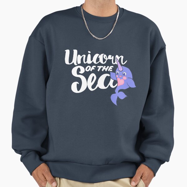 Narwhals are Unicorns of the Sea - Adult & Kids T-Shirts, Sweatshirts & Hoodies apparel design preview 1