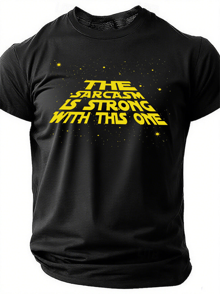 The Sarcasm Is Strong With This One Print Men Slogan - Adult & Kids T-Shirts, Sweatshirts & Hoodies apparel design preview 1
