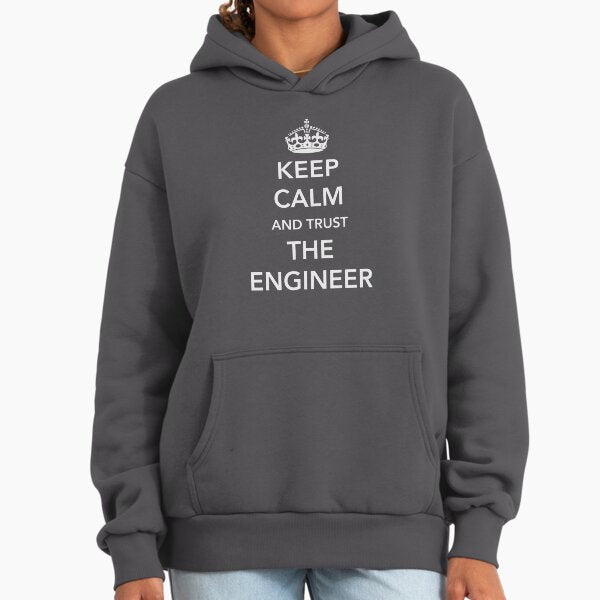 Keep calm I'm the engineer - Adult & Kids T-Shirts, Sweatshirts & Hoodies apparel design preview 1
