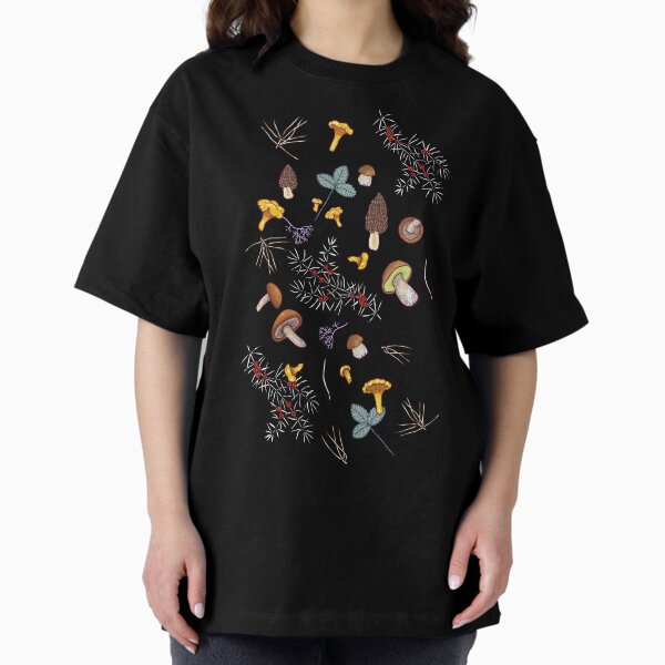 Dark wild forest mushrooms - Adult & Kids T-Shirts, Sweatshirts & Hoodies apparel design preview 1