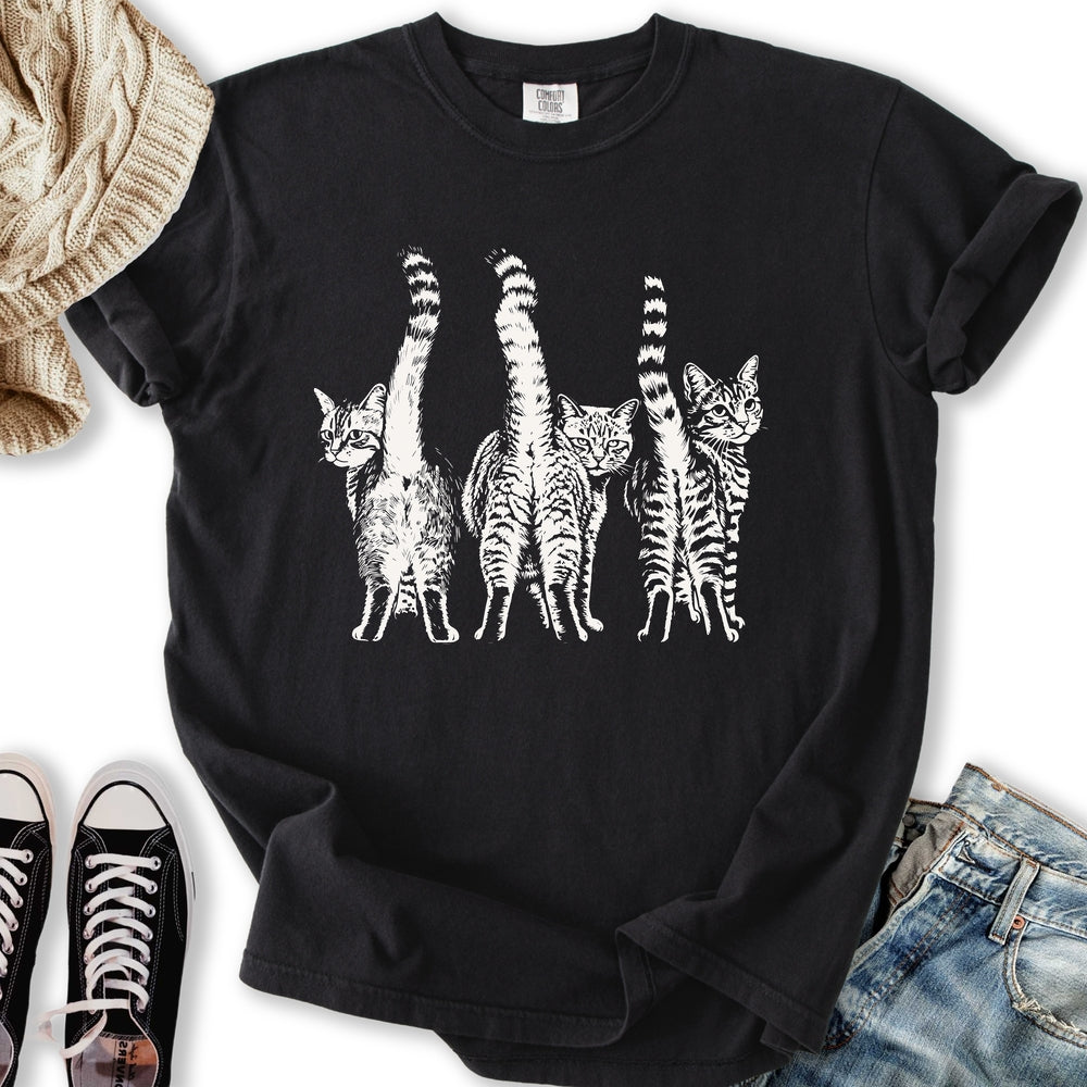 Nothin' Butt Cats - Adult & Kids T-Shirts, Sweatshirts & Hoodies apparel design preview 2