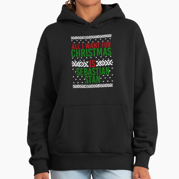All I Want For Christmas (Sebastian Stan) - Adult & Kids T-Shirts, Sweatshirts & Hoodies apparel design preview 1